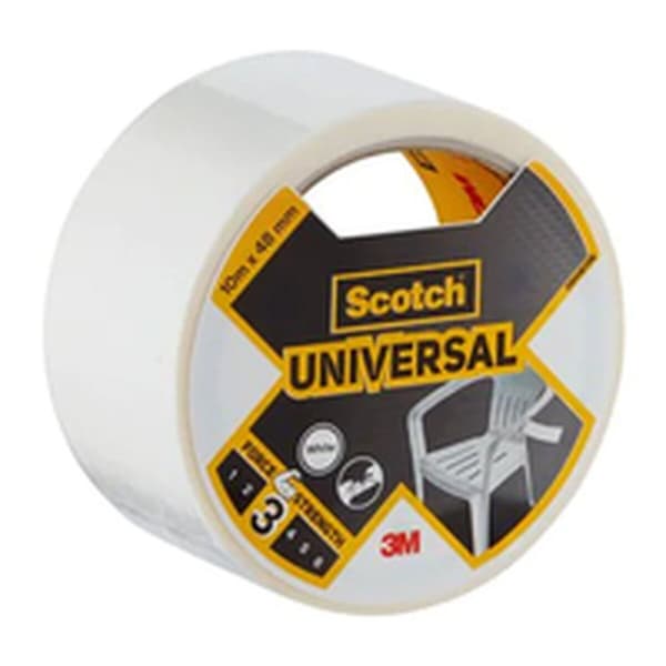 Gaffertape Scotch Hvid 10 m x 48 mm 6 Dele