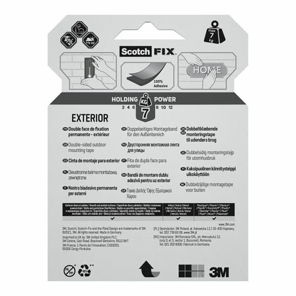 Dobbeltsidet Tape Scotch 19 mm x 5 m