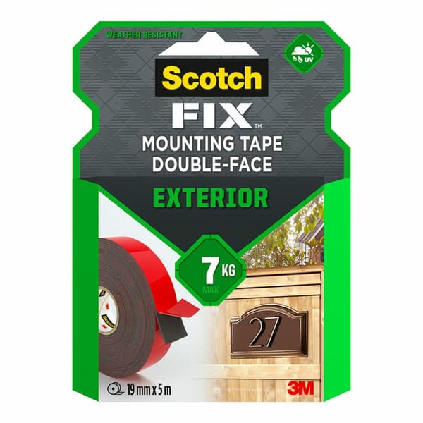 Dobbeltsidet Tape Scotch 19 mm x 5 m