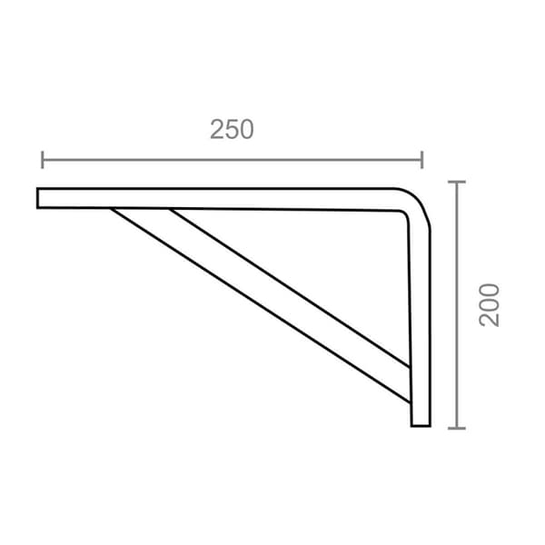 Vinkelfeste Micel plm04 Hvit 25 x 20 cm