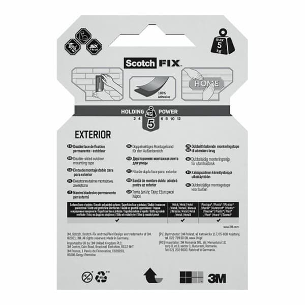 Dobbeltsidet Tape Scotch 19 mm x 1,5 m