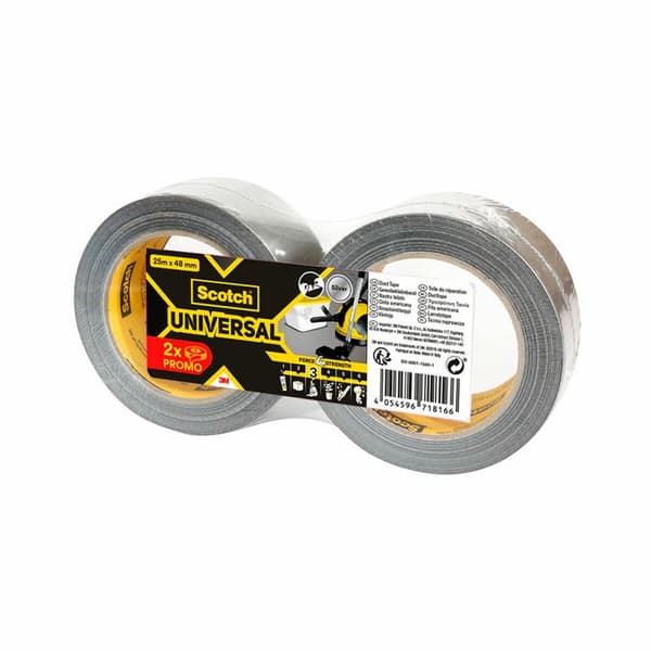 Gaffertape Scotch Grå 25 m x 48 mm