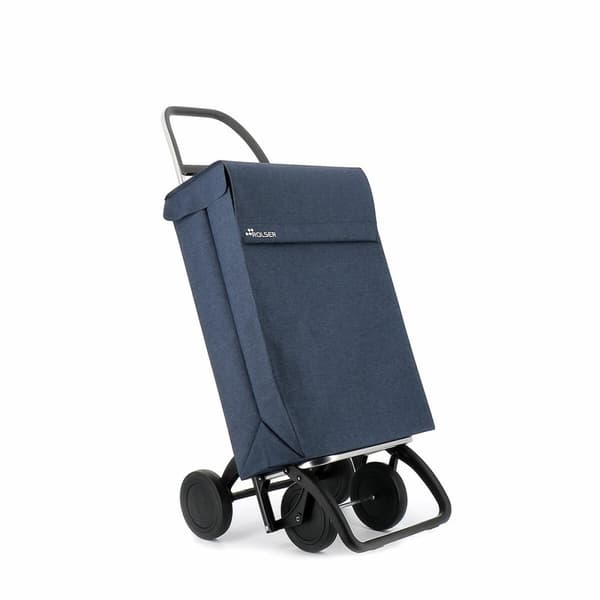 Indkøbsvogn Rolser Jean Tweed Marineblå 43 L