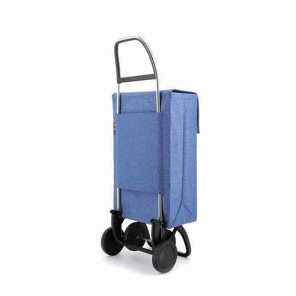 Indkøbsvogn Rolser Jean Tweed Blå 43 L