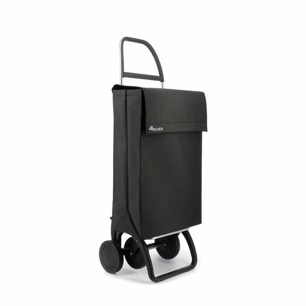 Indkøbsvogn Rolser Jean Tweed Sort 43 L