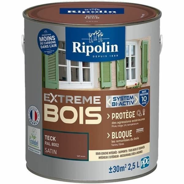 Maling Ripolin Brun Satin finish 2,5 L