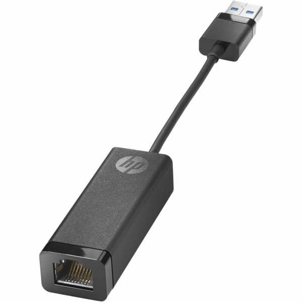 USB 2.0 til RJ45-netværksadapter HP 4Z7Z7AA Sort