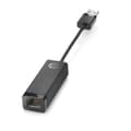 Miniatyrbillede 1 af 9: USB 2.0 til RJ45-netværksadapter HP 4Z7Z7AA Sort