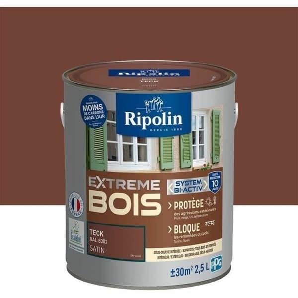 Maling Ripolin Brun Satin finish 2,5 L