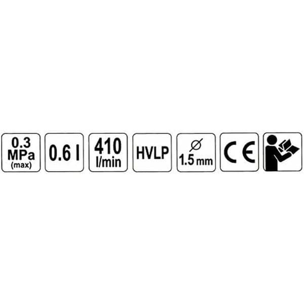 Elektrisk färgspruta (sprej) Yato YT-2341