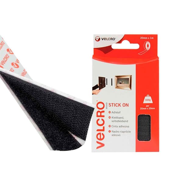 Magnetisk tape Velcro Sort