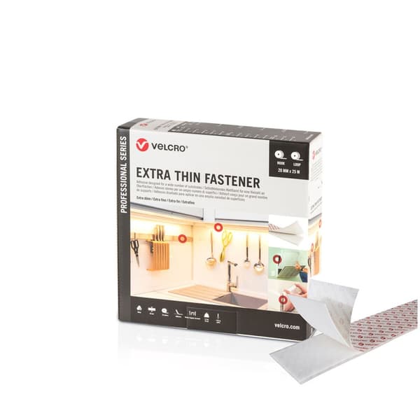 Magneettiteippi Velcro Valkoinen