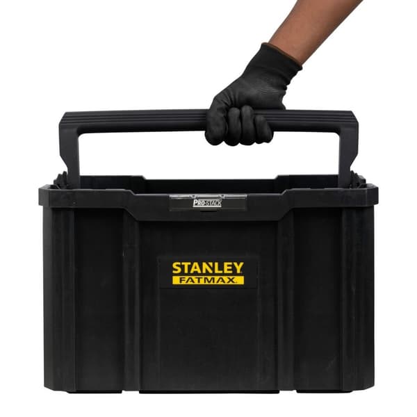 Værktøjskasse Stanley Sort polypropylen Plastik