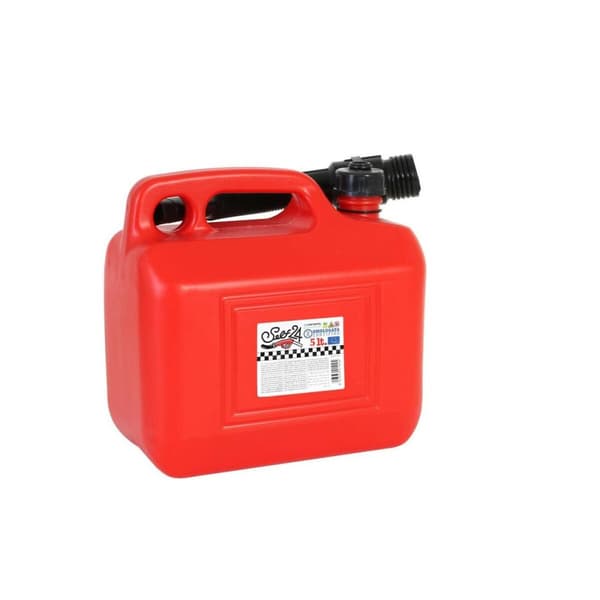 Bränsletank med tratt Continental Self Röd 5 L (4 antal) 5 L