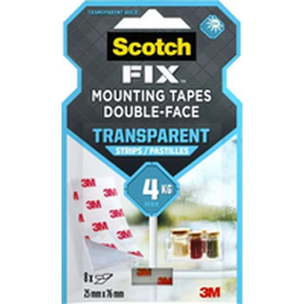 Dubbelsidig Tejp Scotch Transparent