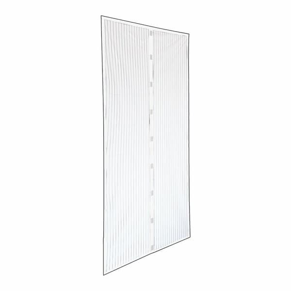 Insektgardin IRS Hvid 140 x 240 cm Magnet Døre Magnetisk (2 enheder)