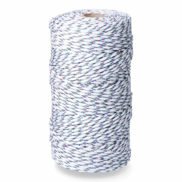 Snørebånd, ledning EDM 87916 Tricolour polypropylen 5 mm x 200 m Fletning