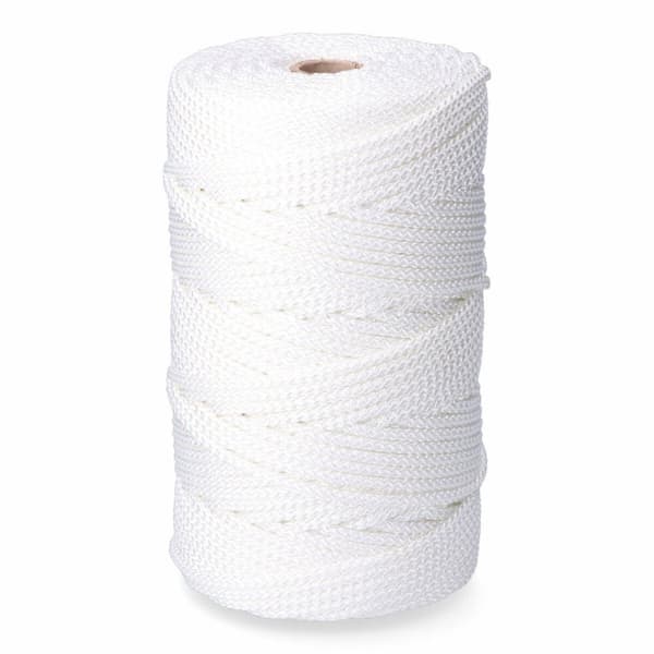 Skosnöre EDM 87918 Vit Polyester 5 mm x 200 m Flätning