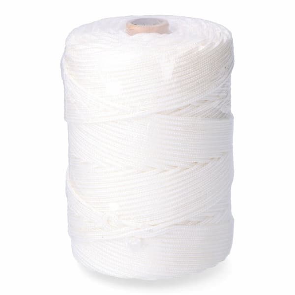 Skosnöre EDM 87917 Vit polypropen 3 mm x 200 m Flätning