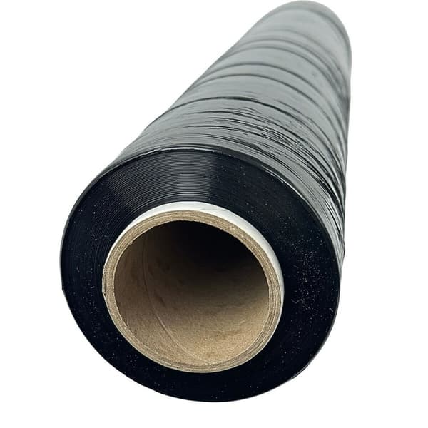Kuplapaperi Folia stretch czarna 23mic 2.20 Musta 50 cm