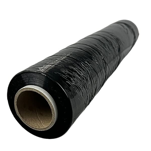 Kuplapaperi Folia stretch czarna 23mic 2.20 Musta 50 cm