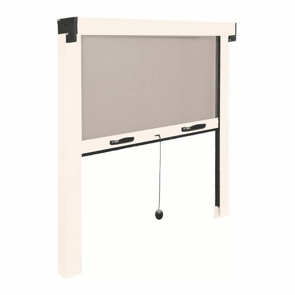 Myggnät IRS Vit 100 x 140 cm Aluminium Glasfiber Fönster Hoprullningsbara