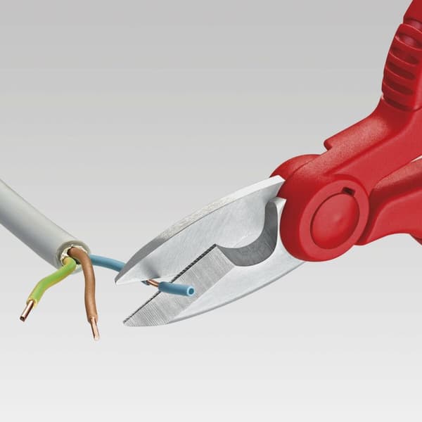 Saks til elektriker Knipex 9505155sb 130 x 32 x 155 mm Glasfiber Rustfrit stål