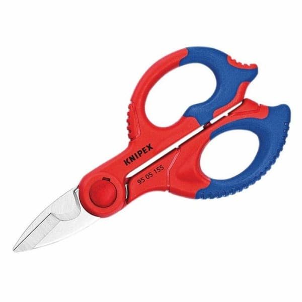 Saks til elektriker Knipex 9505155sb 130 x 32 x 155 mm Glasfiber Rustfrit stål