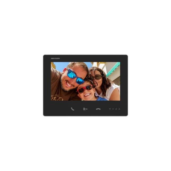 Samtaleanlæg Hikvision DS-KH7300EY-WTE2(B) Sort