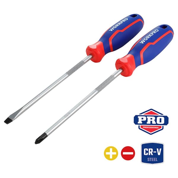 Skruvmejselset Workpro 2 Delar