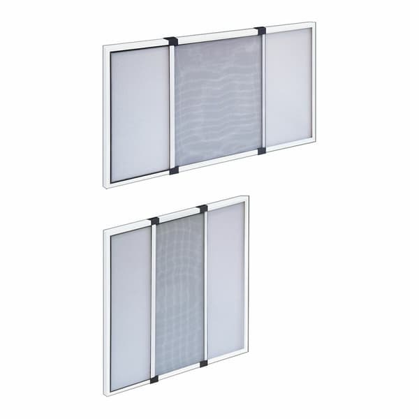 Myggnät IRS Vit 70 x 50 cm Fönster Utdragbar (2 antal)