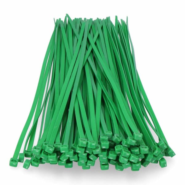Nylonkabelband EDM 48322 Grön 380 x 4,8 mm (100 antal)