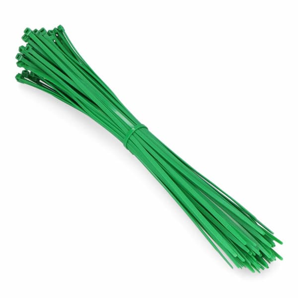 Nylonkabelband EDM 48322 Grön 380 x 4,8 mm (100 antal)