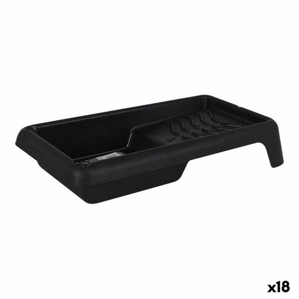 Målarbricka Dem Brico Svart 32,5 x 18,5 x 6 cm (18 antal)