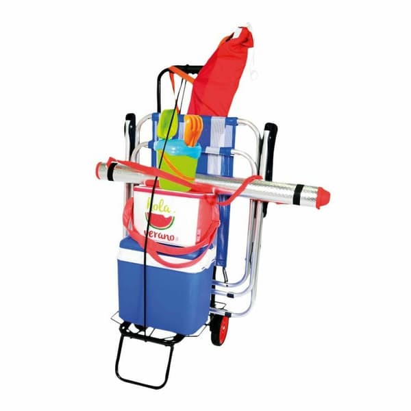 Multifunktionel vogn Aktive 62132 35 x 14 x 61 cm Strand