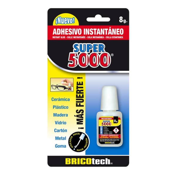Klæbemiddel Bricotech Super 5000 8 g (24 enheder)