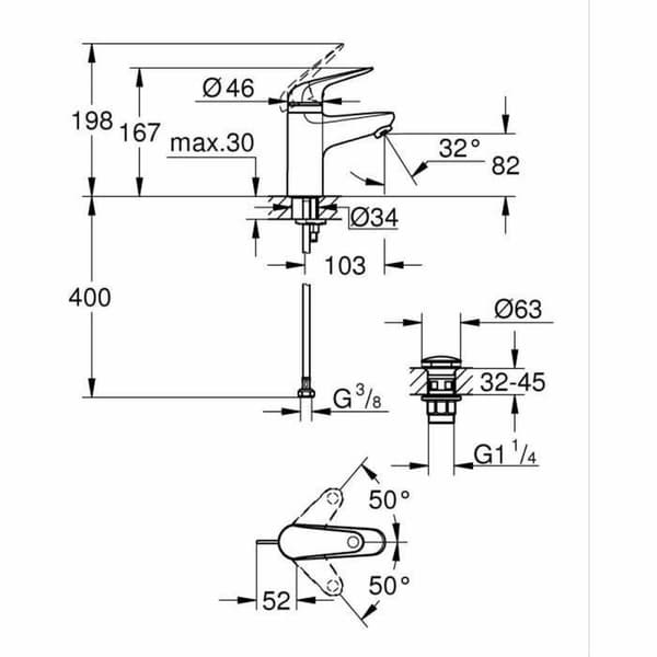 Blandare Grohe