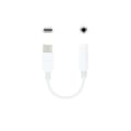 Miniatyrbillede 2 af 3: USB-C til Jack 3.5 mm-adapter NANOCABLE 10.24.1205-W Hvid (1 enheder)