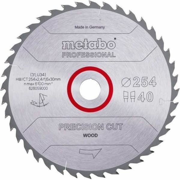 Sågblad Metabo HW/CT Ø 254 mm