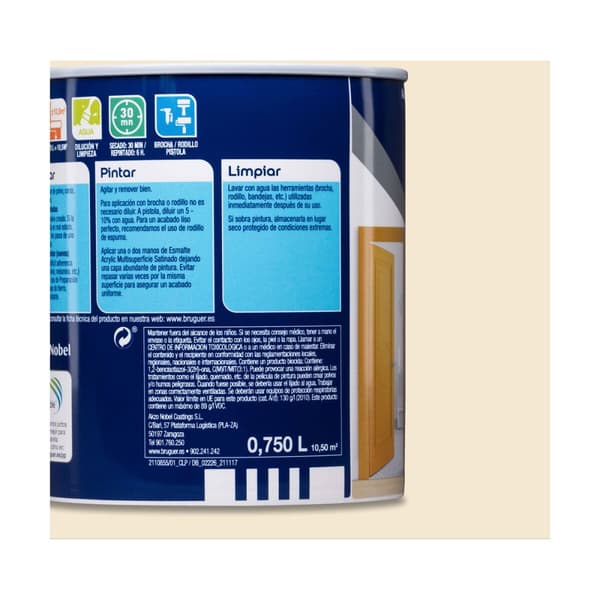 Fernis Bruguer 5057452 750 ml Efterbehandling neglelak