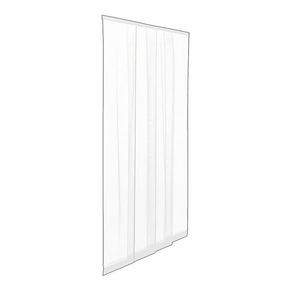 Hyttysverkko IRS Valkoinen 140 x 240 cm PVC Ovet Nauhat (2 osaa)