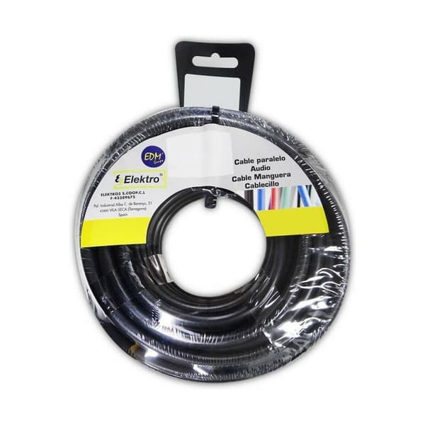 Kabel EDM 28332 Sort 3 x 1 mm 15 m