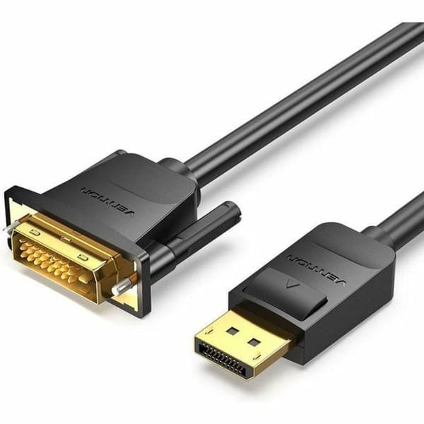 DisplayPort til DVI-mellemstik Vention HAFBF Sort 2 m