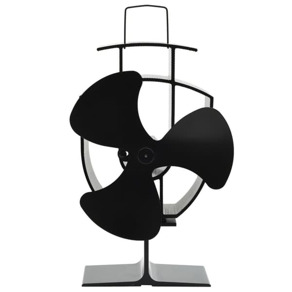 Kaminfläkt 3 blad svart