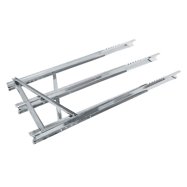 Sawhorse foldbar brænde skæring bistand sav skære træ metal beslag 4-