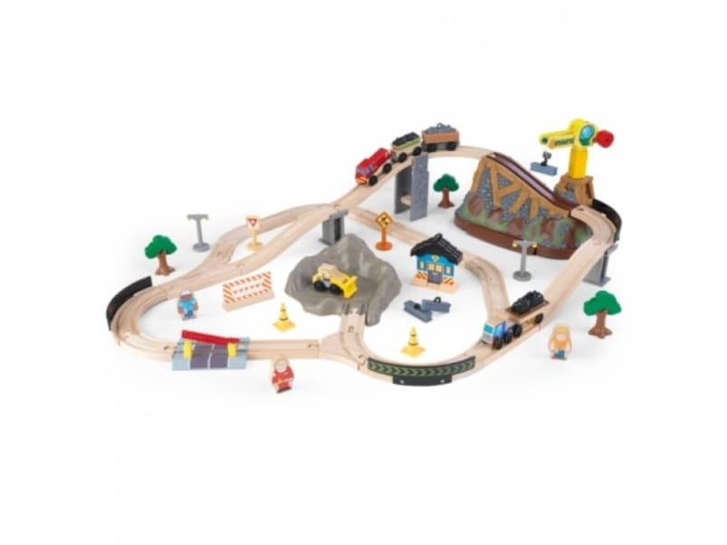 KidKraft 0706943178058, Set med fordon och bana, 3 År, Plast, Trä