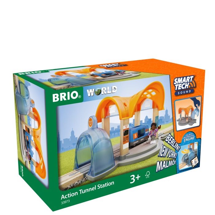 BRIO World 33973 Smart Tech Sound Action tunnelstation