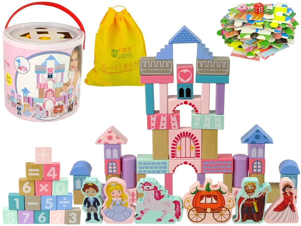 Toy Castle - Blocks & Puzzle - Princess Theme - 67 bitar