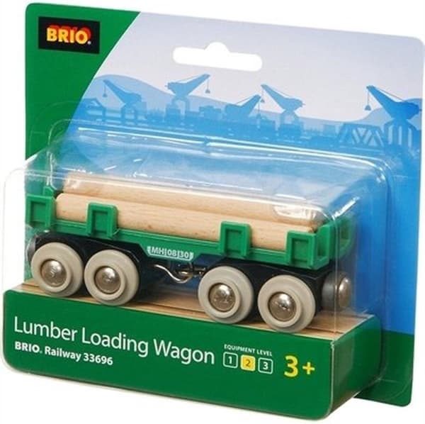 BRIO brændevogn - trolley - BRIO - sort - grøn - træ - træ - CE - FSC (33696)