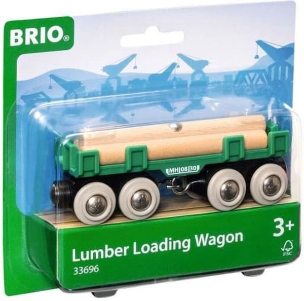 BRIO brændevogn - trolley - BRIO - sort - grøn - træ - træ - CE - FSC (33696)
